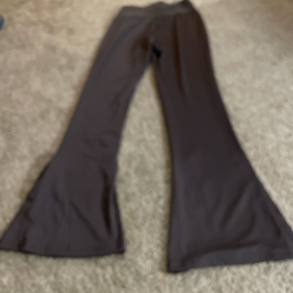 Black Flared Yoga Pants - Picture 3 of 3